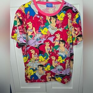 🔥Tokyo Disney Resort Little Mermaid All-Over Print Tee